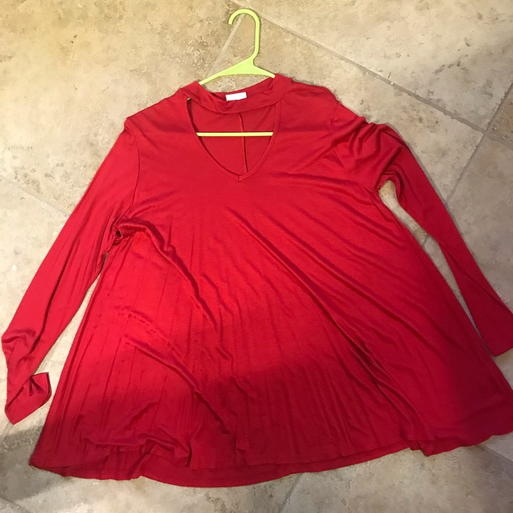 Red tunic